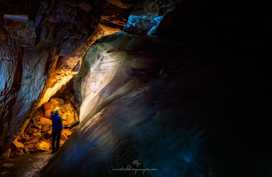 Cueva helada Somola Pirineo Cima Norte